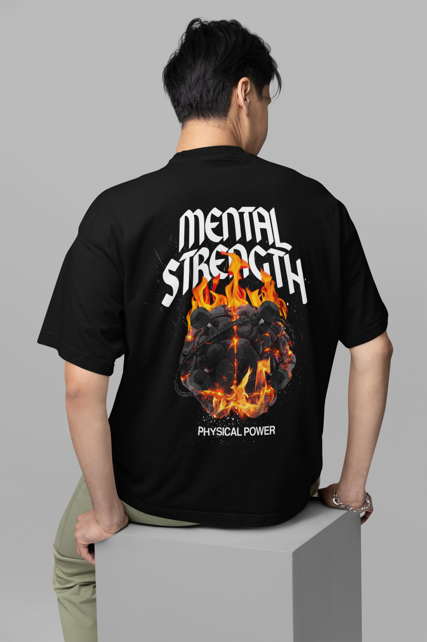 MIND & MUSCLE Oversized Shirt