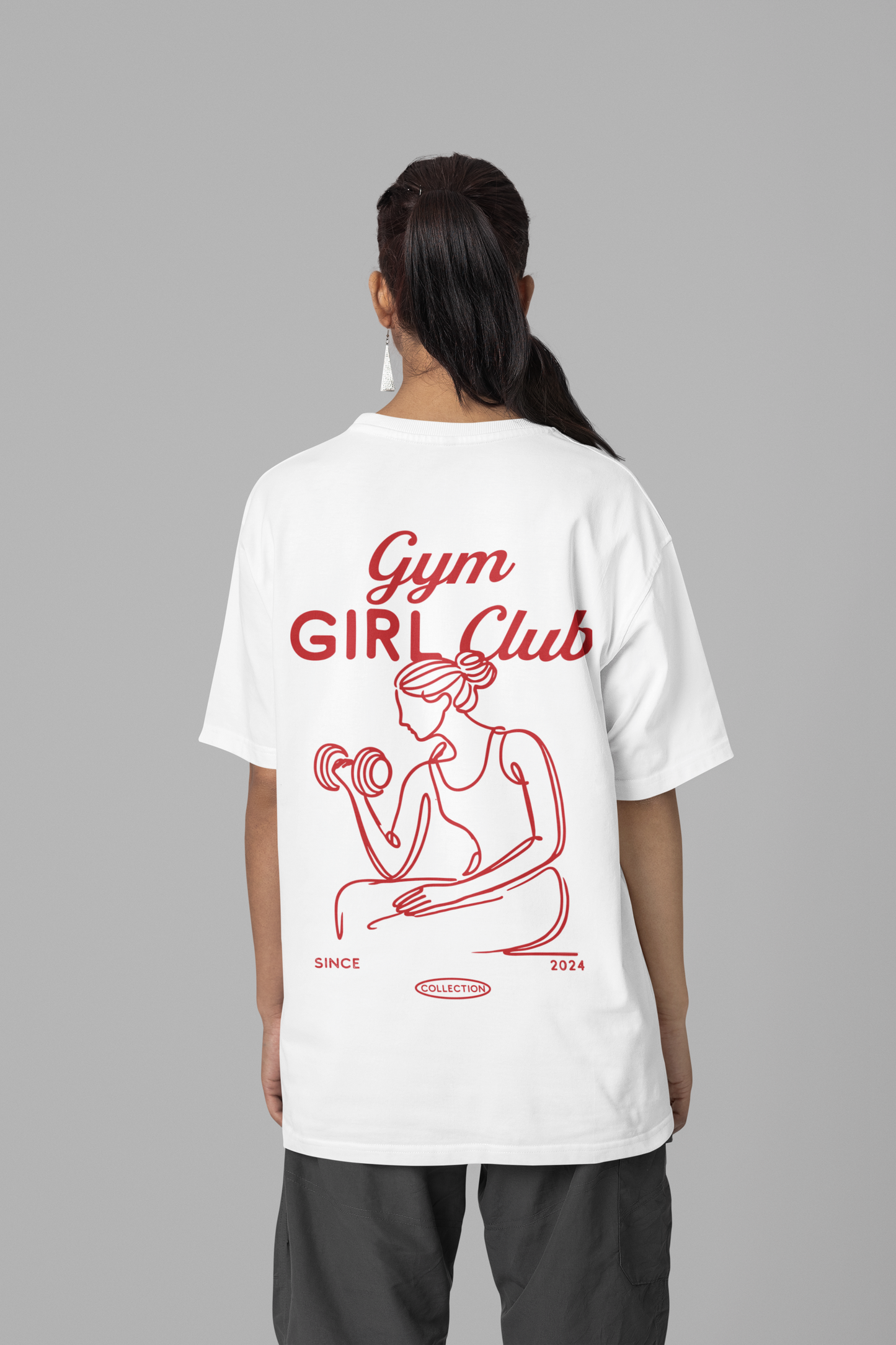 Gym GIRL Club Oversized Shirt