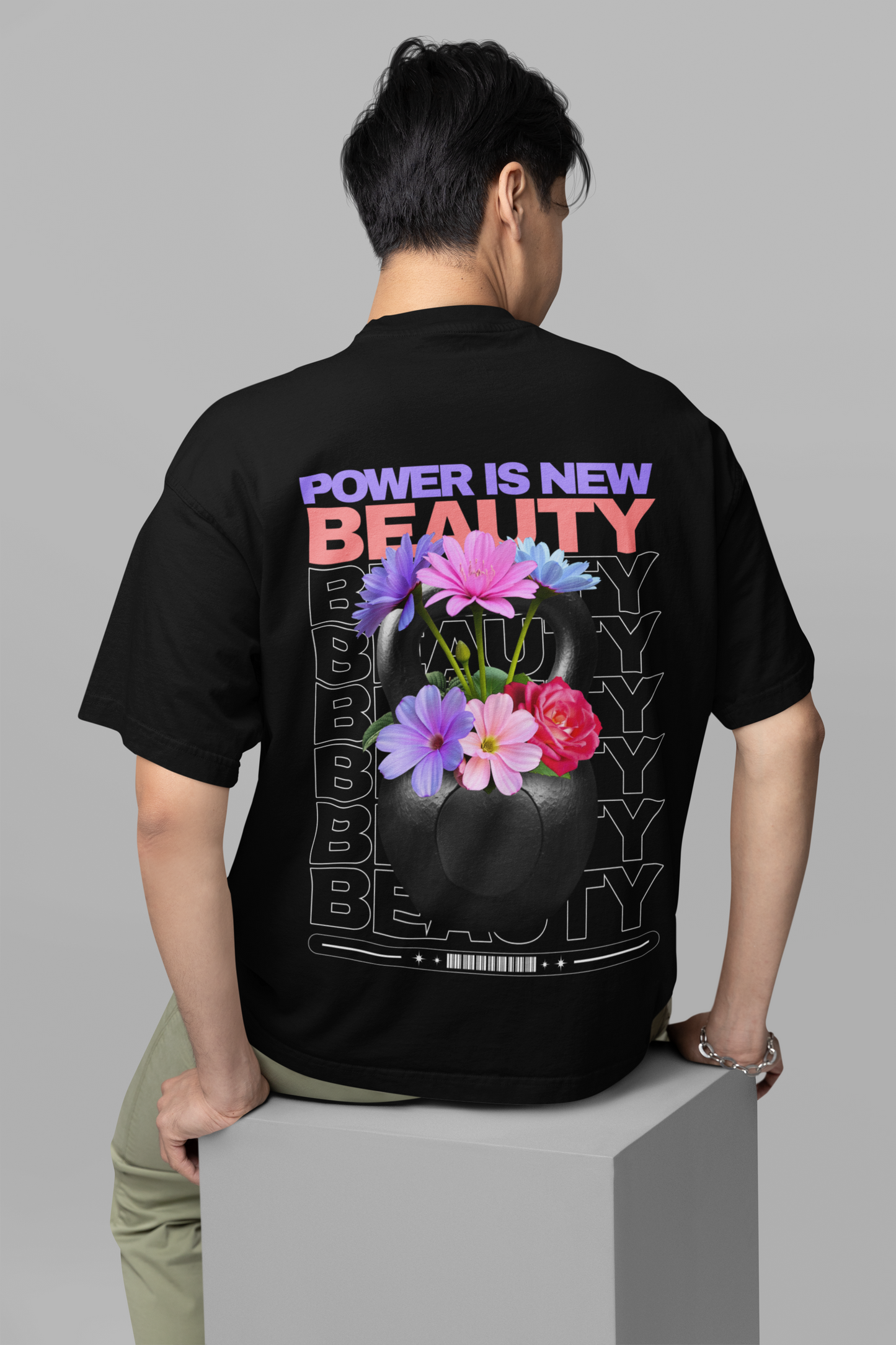 POWER IS NEW BEAUTY Oversized Shirt