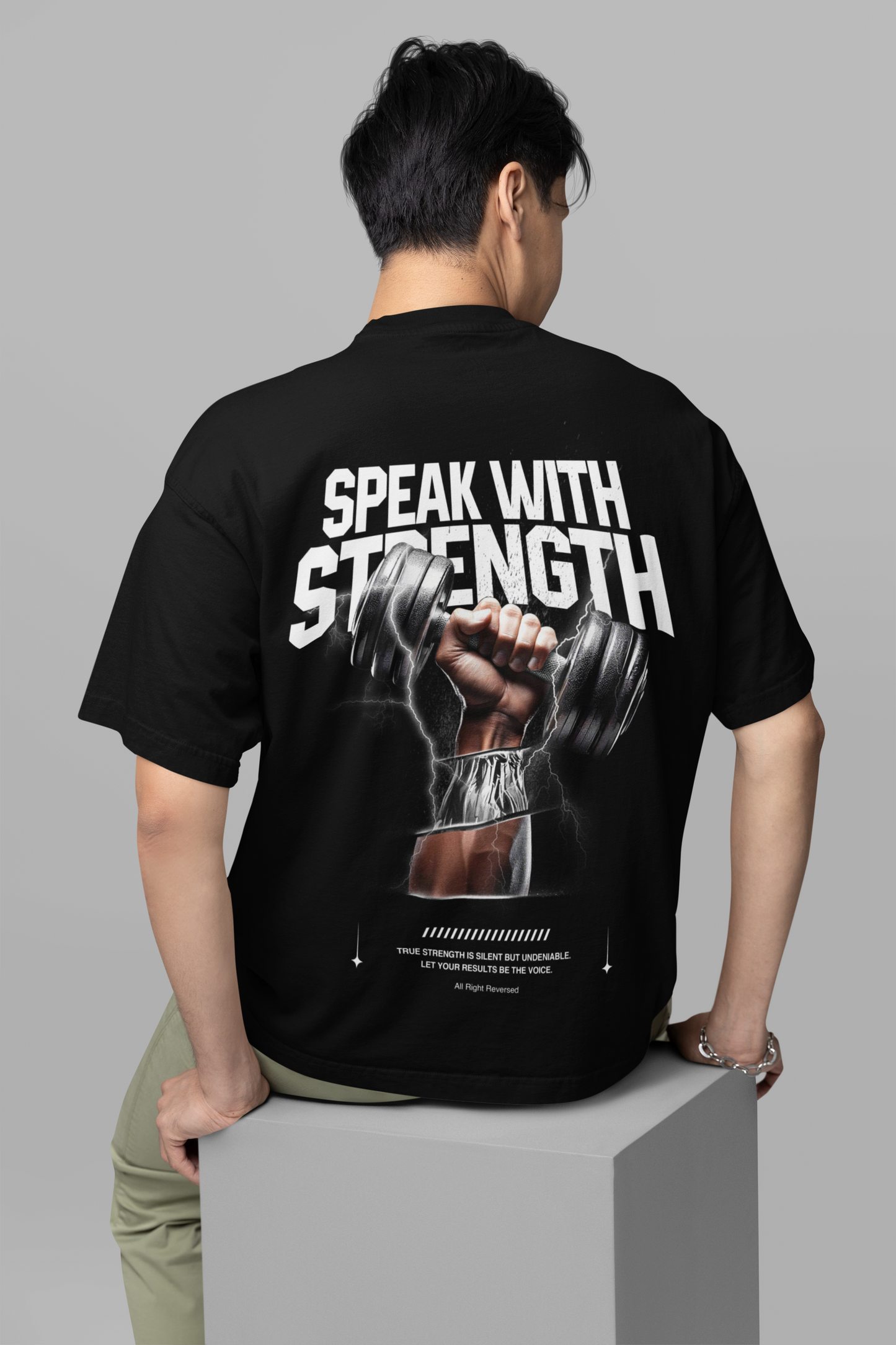 SPEAK with STRENGTH Oversized Shirt